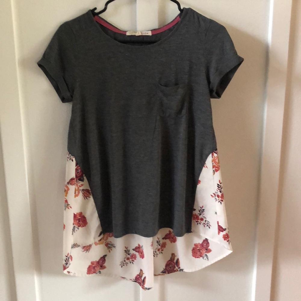 Rewind short sleeve tunic